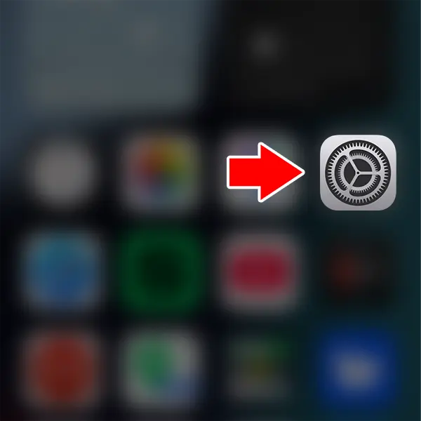 아이폰에서 설정앱을 실행