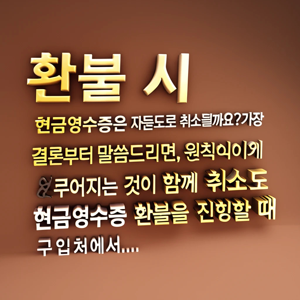 2080 치약 부분 환불 시 현금영수..