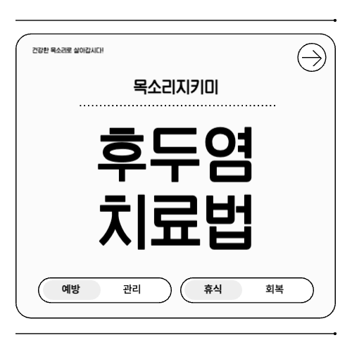 후두염의 원인과 증상, 효과적인 치료법