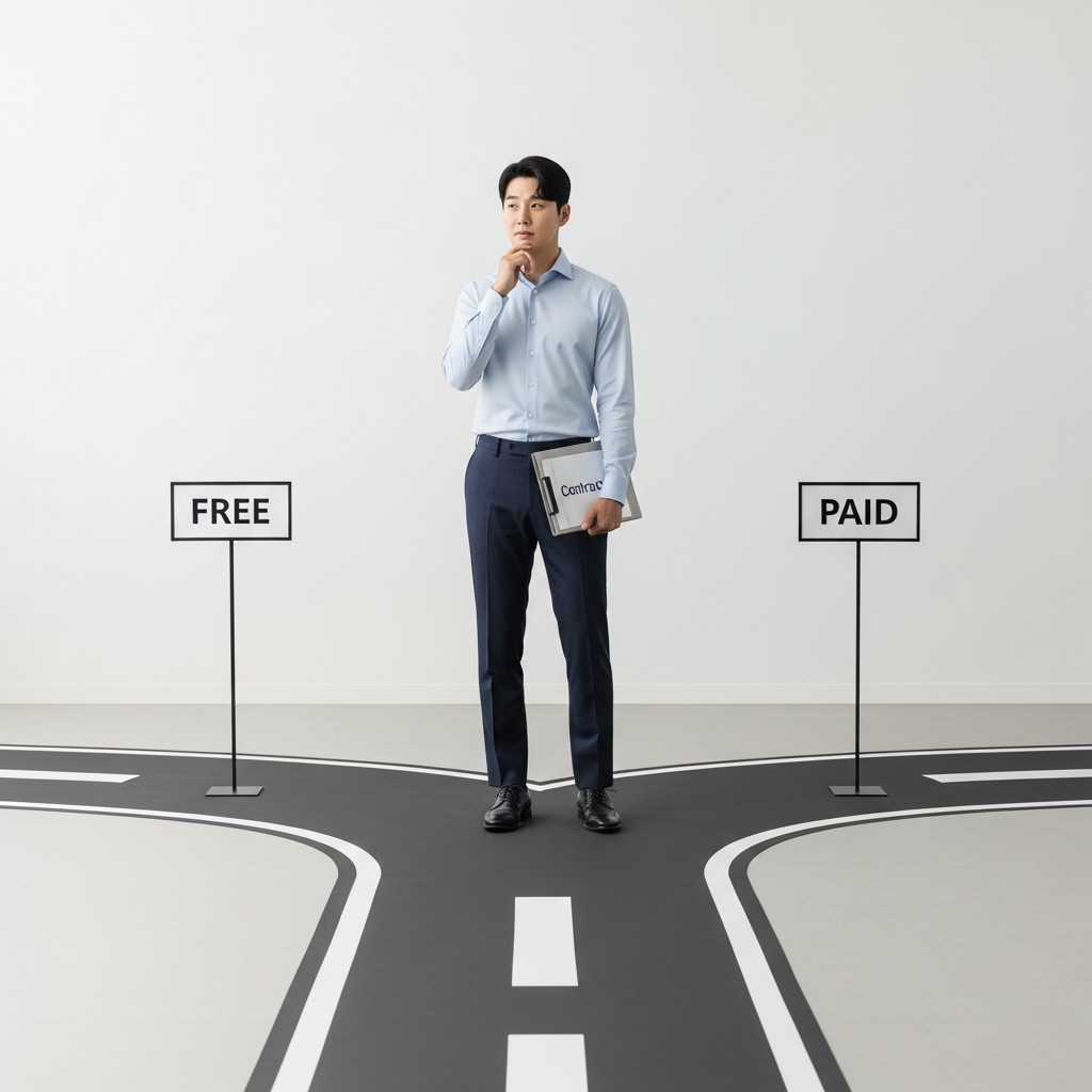 무료로 버틸지 유료로 끊을지