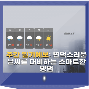 주간- 일기예보