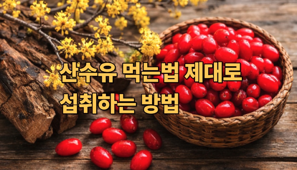 산수유 먹는법