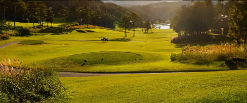 오크밸리cc 골프 코스 풍경