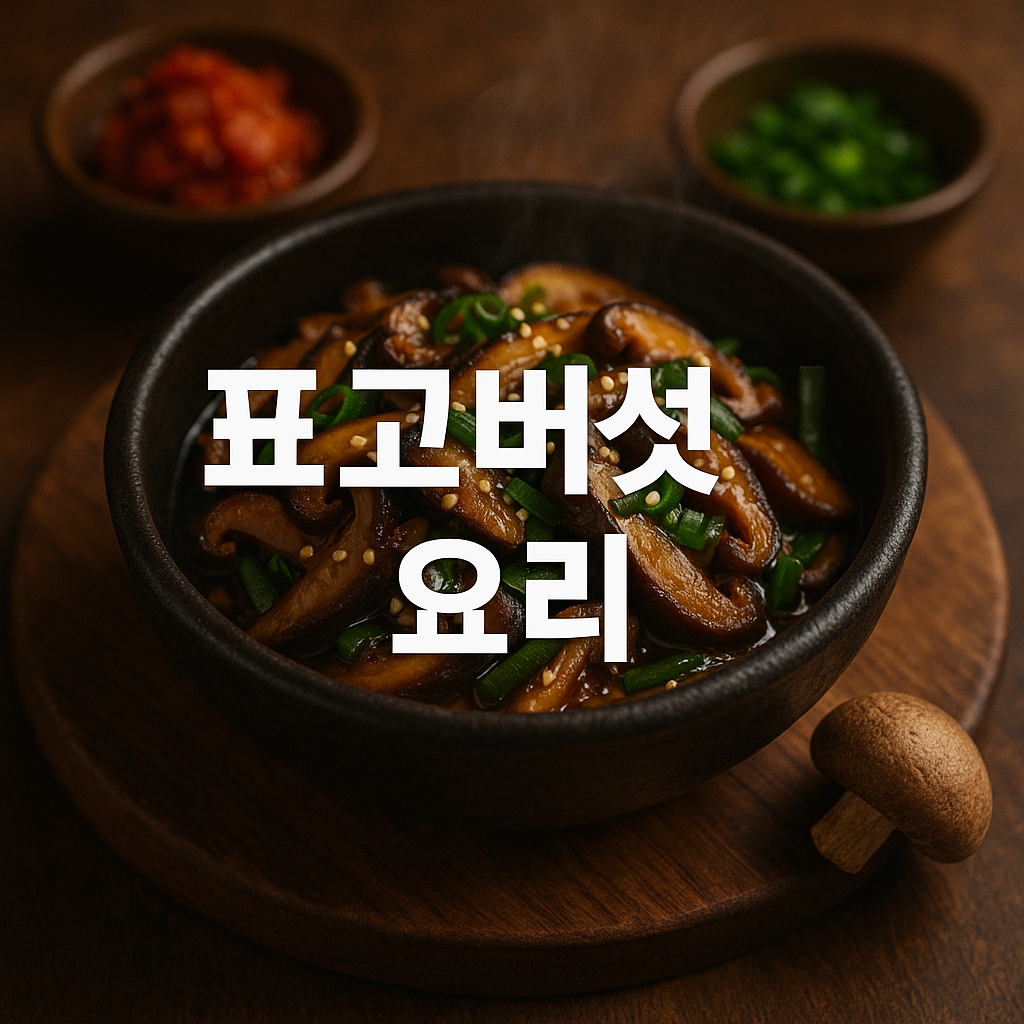 표고버섯 요리