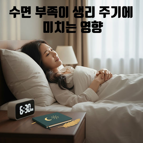 수면 부족이 생리 주기에 미치는 영향