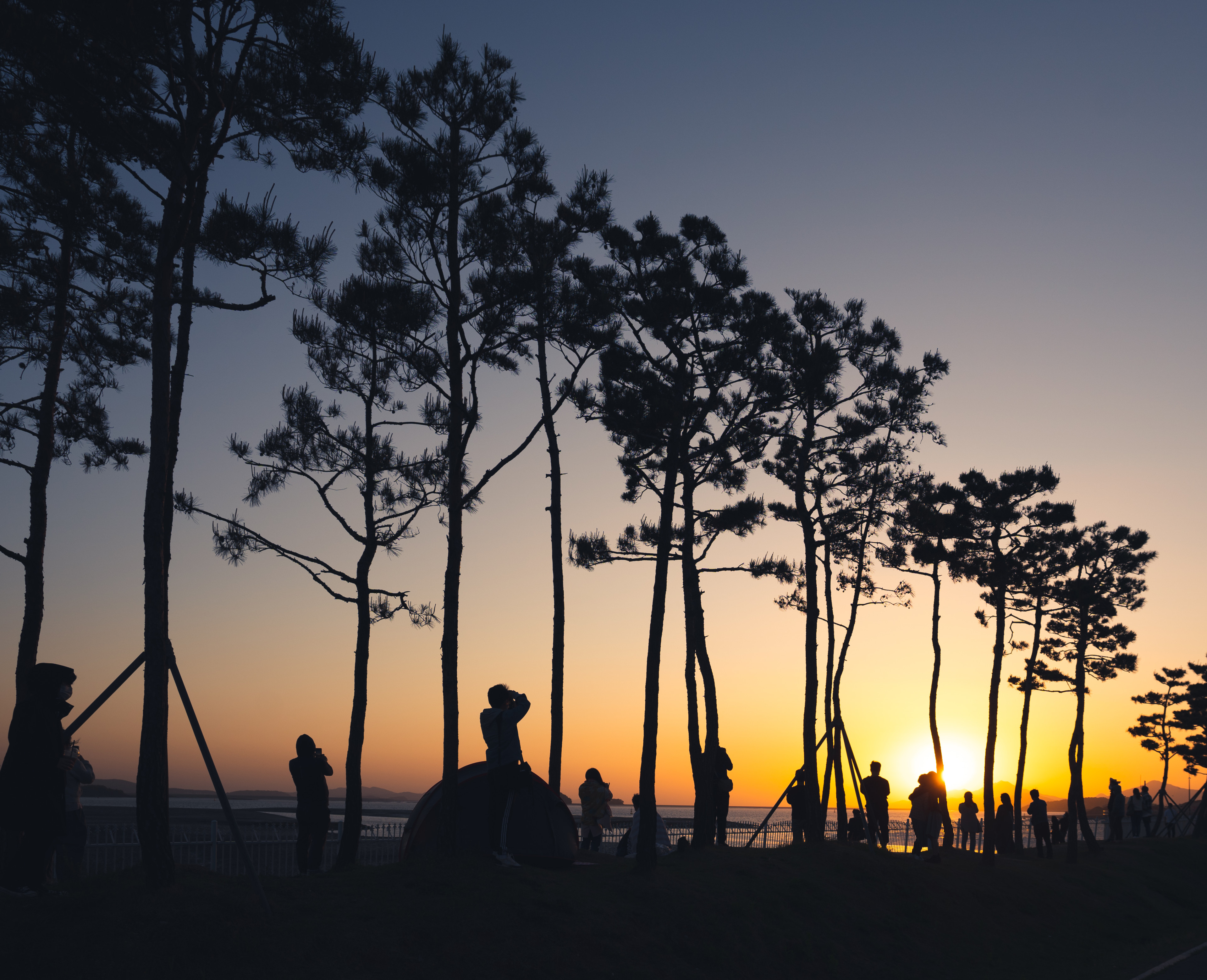 인천 정서진 노을