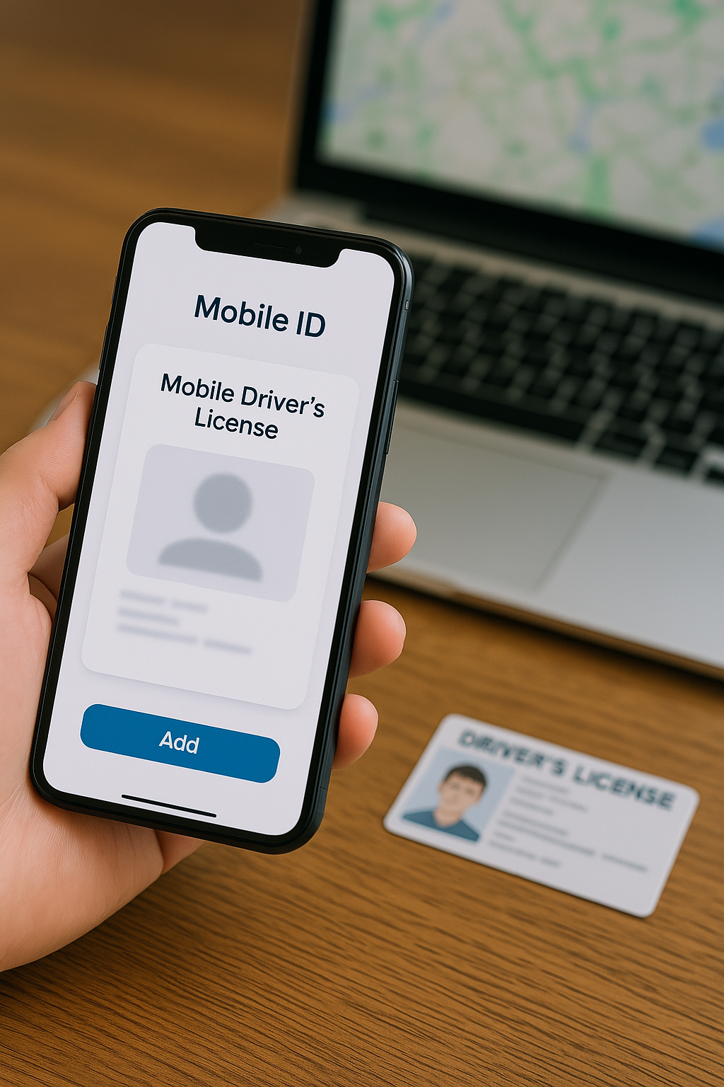 모바일 운전면허증 발급 관련 사진