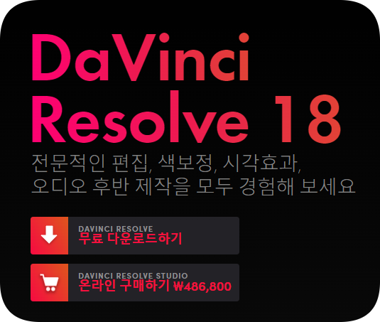 사이트에서 "무료 다운로드하기" 버튼 클릭