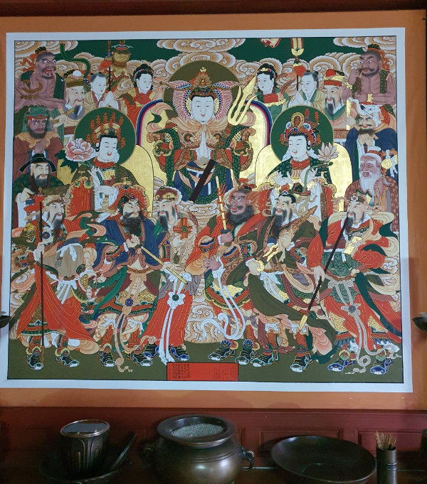 남지장사 신중단