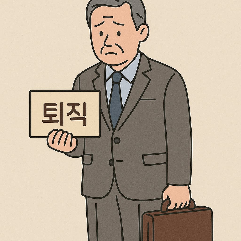 퇴직한 중년