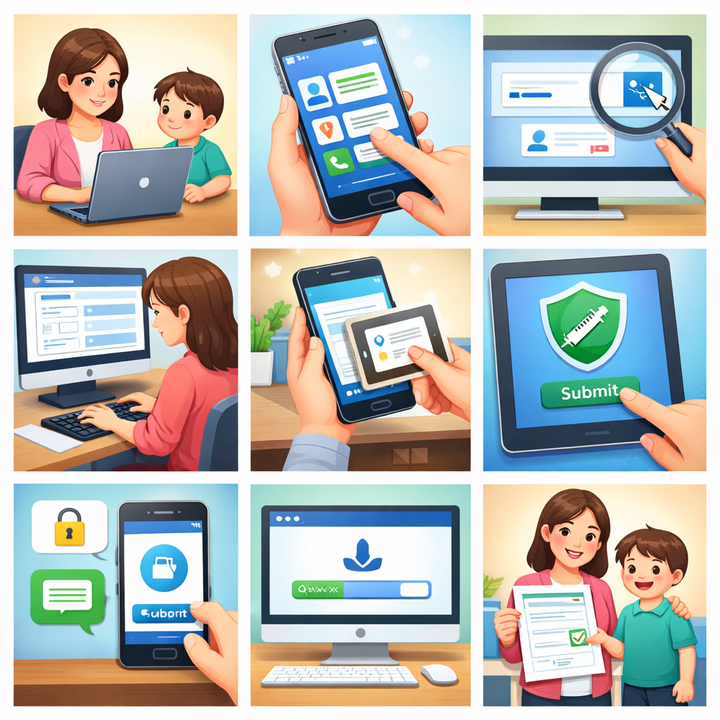 자녀 예방접종증명서 온라인 발급 신청방법