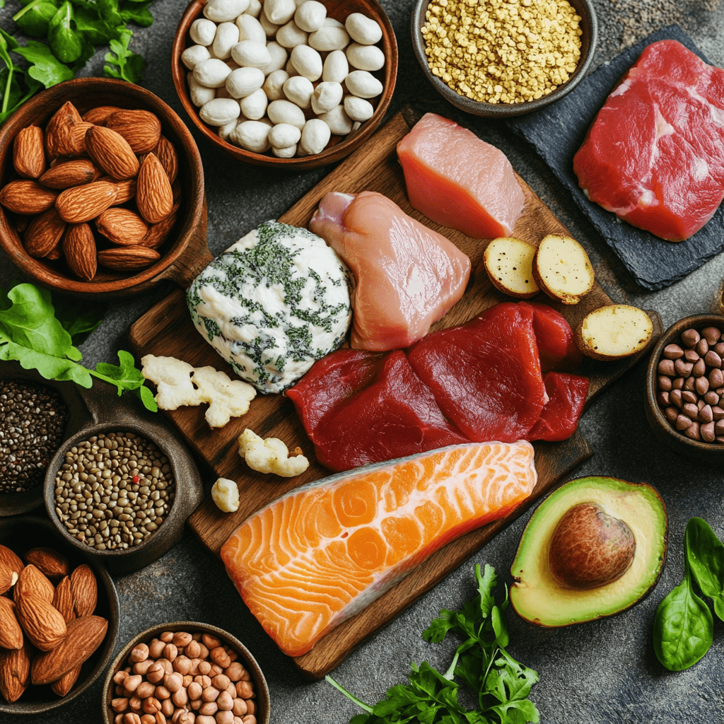 저탄수화물 vs 고단백 식단