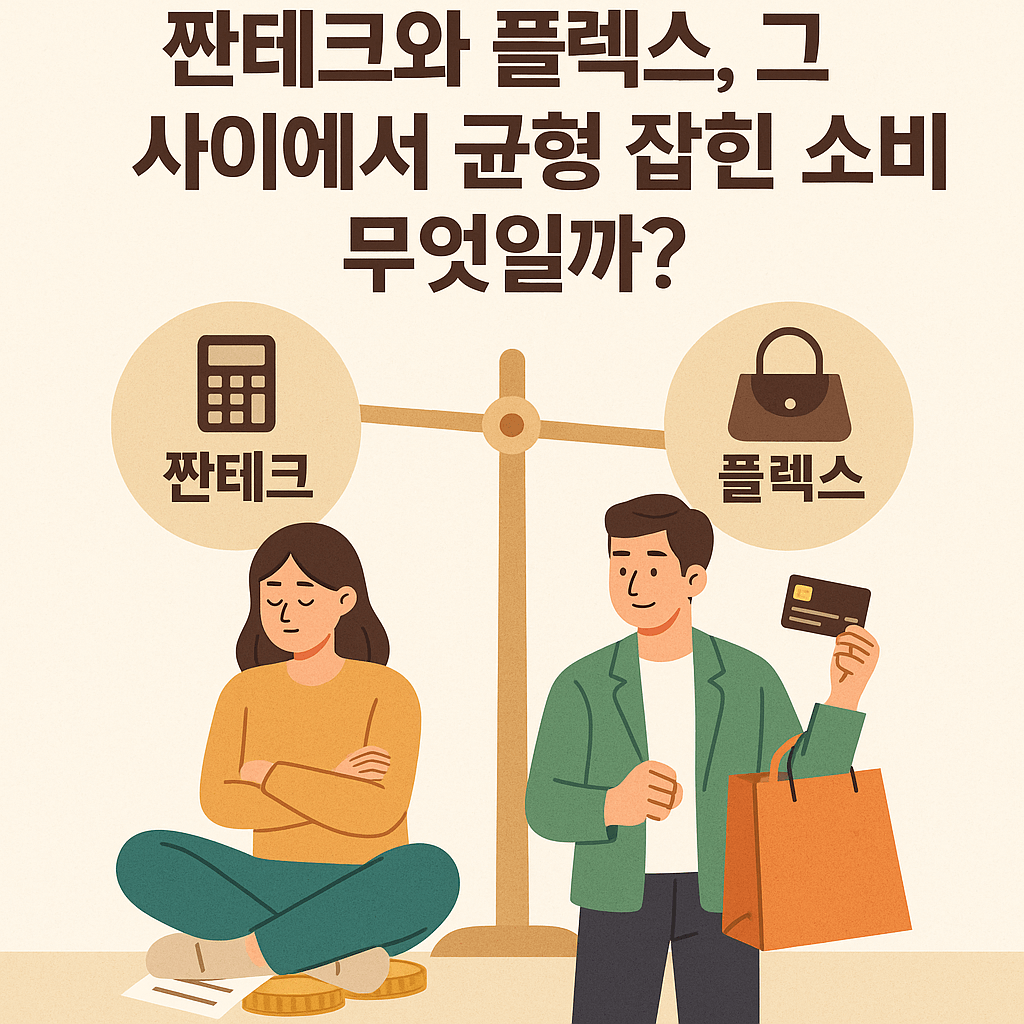 짠테크와 플렉스, 그 사이에서 균형 잡힌 소비란 무엇일까?