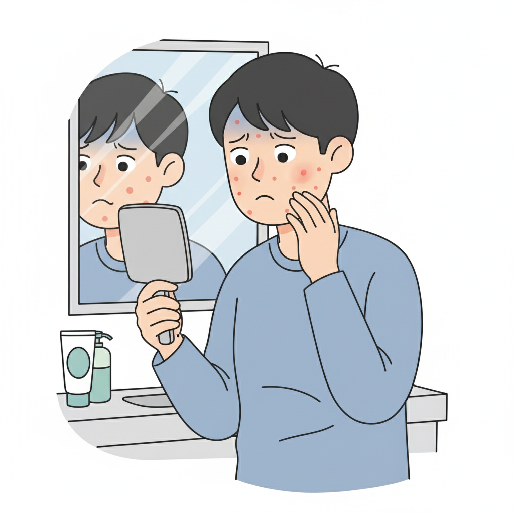 여드름은 왜 같은 자리에 반복해서 날까? 모낭 구조와 피지선의 비밀