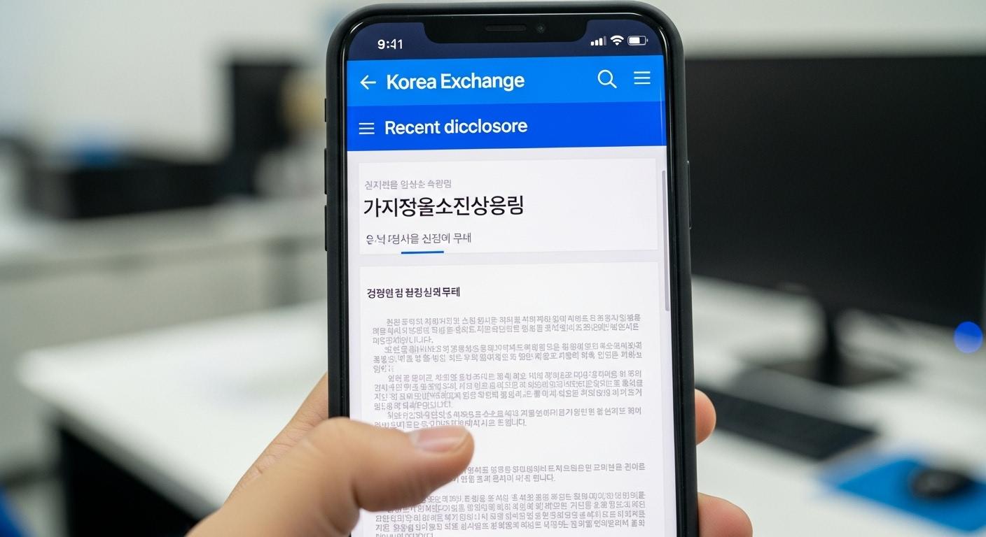 한국거래소 공시