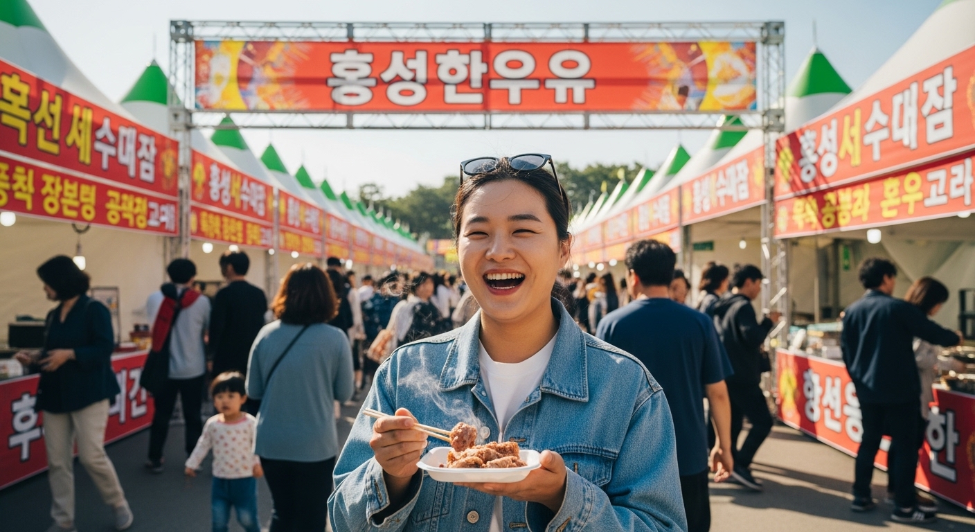 횡성한우축제 당일치기
