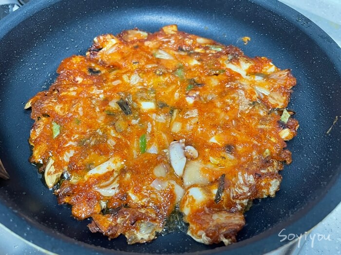 오징어-김치전-완성