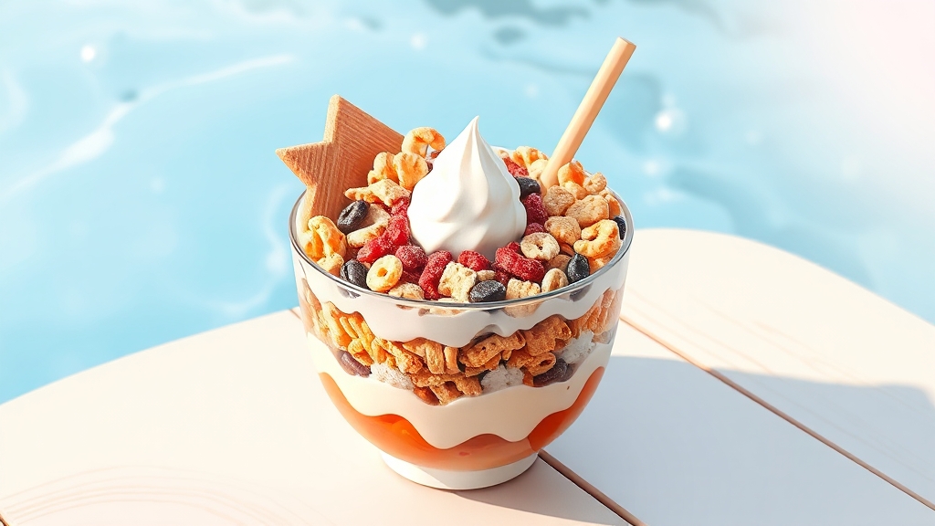 메가커피 팥빙수 파르페