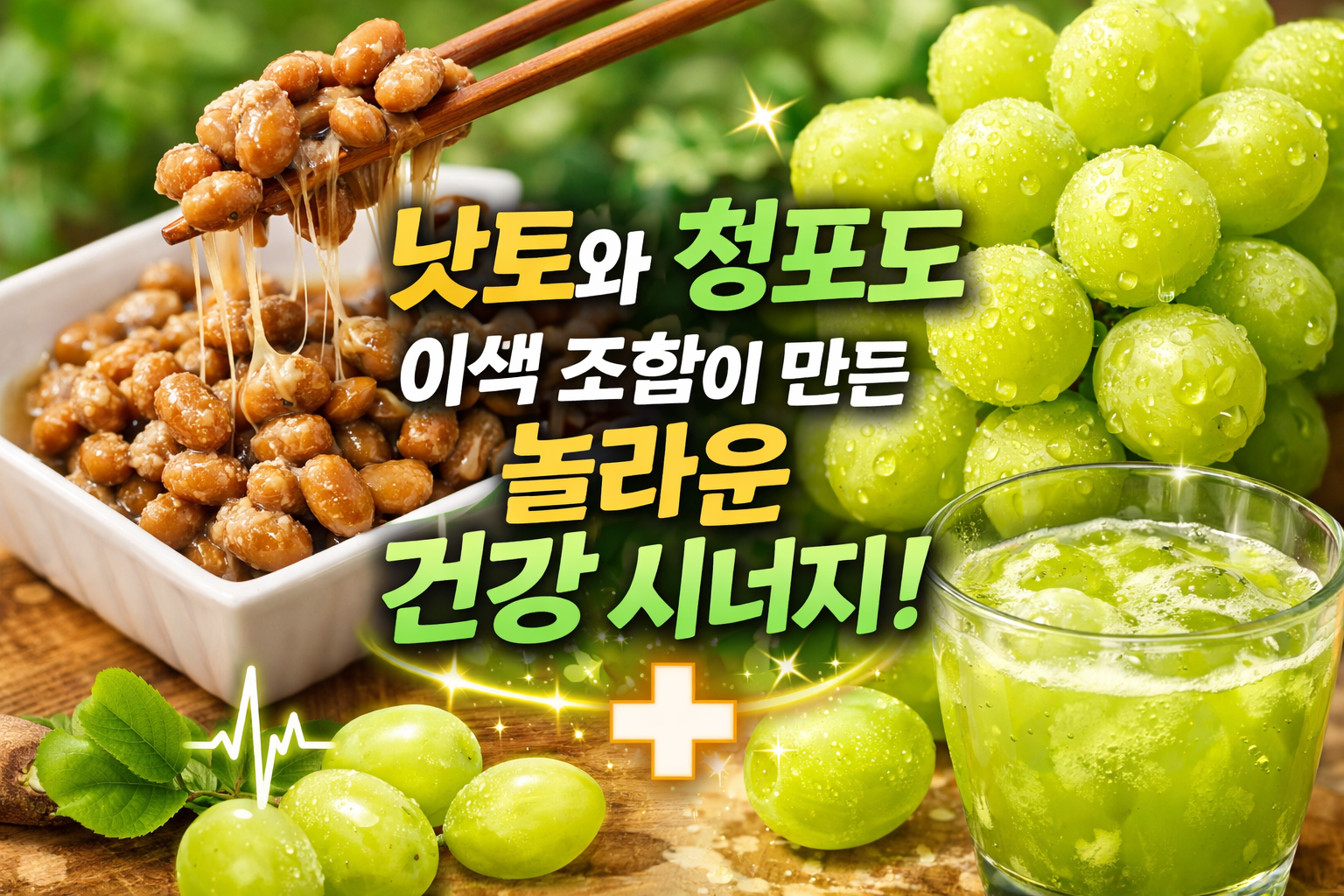 낫토와 청포도