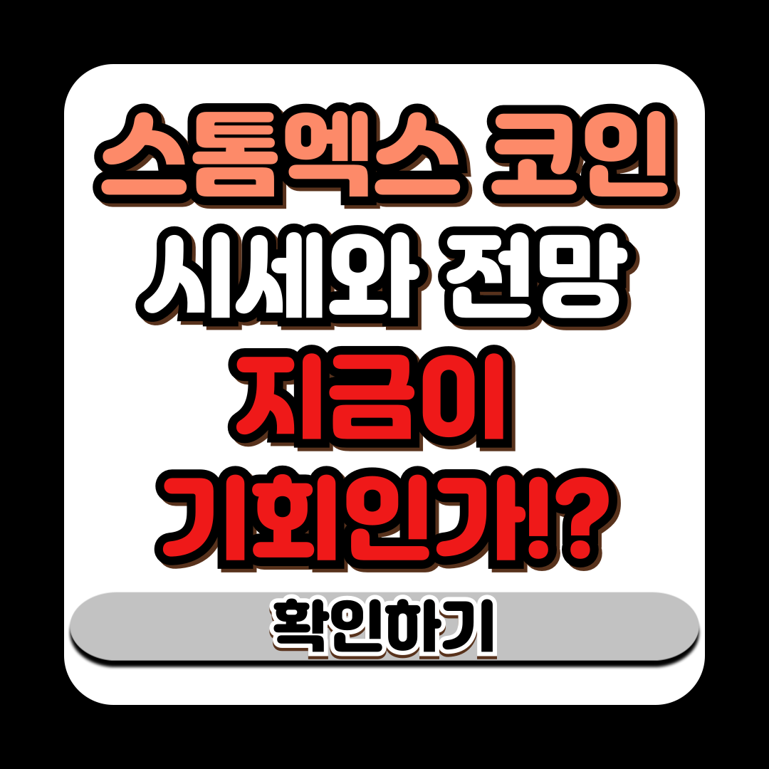 스톰엑스 코인 시세와 전망