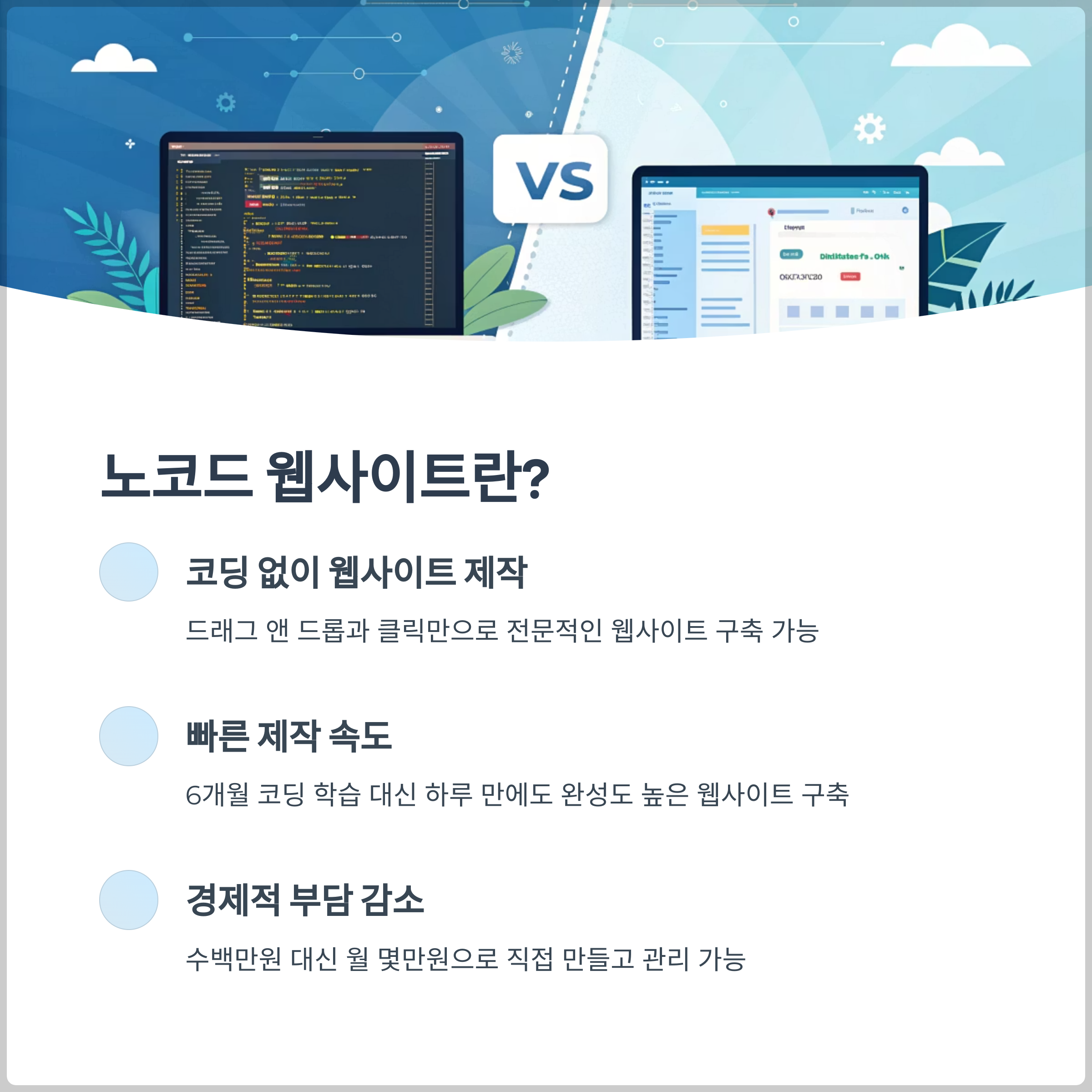 노코드 웹사이트 제작이란 무엇인가?