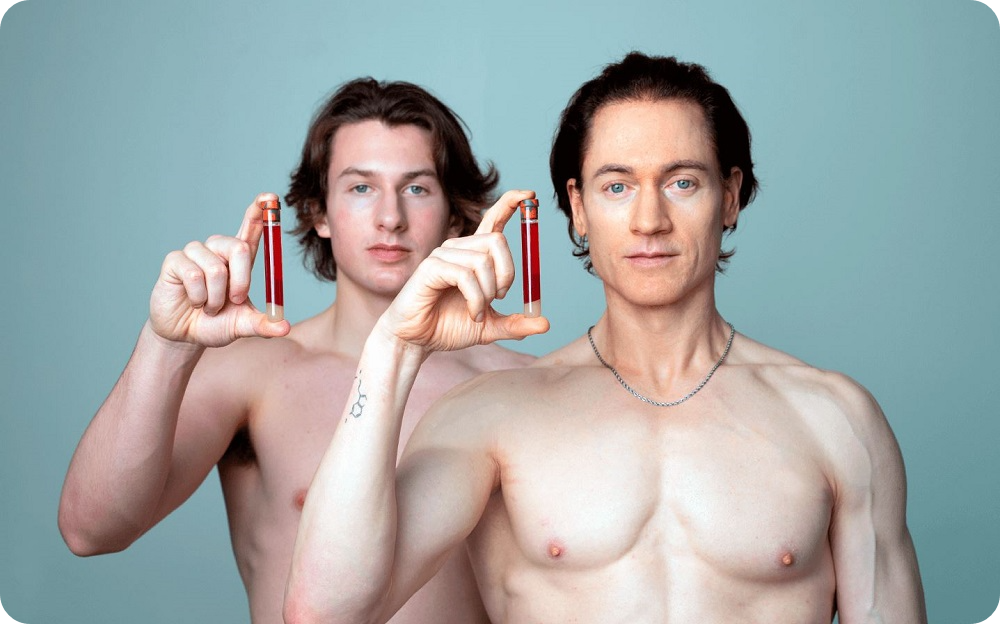 억만장자 브라이언 존슨 정오 식사 끝