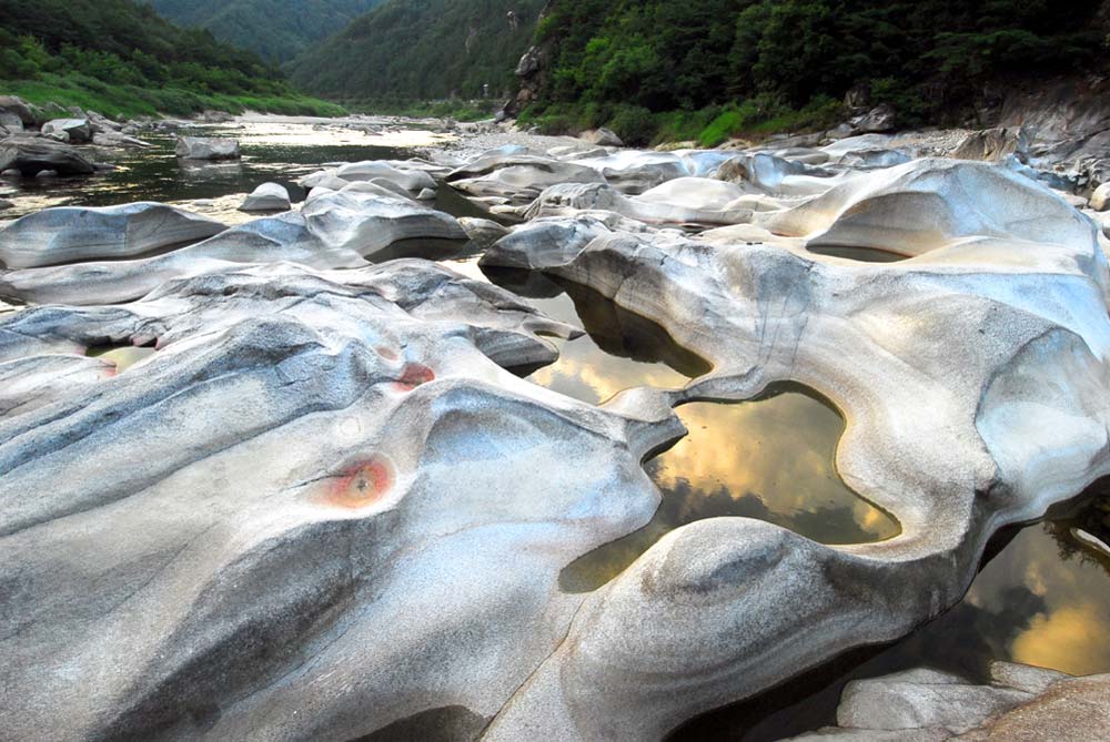 영월 요선암 돌개구멍