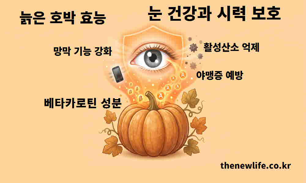 늙은 호박 효능 눈 건강 시력 보호