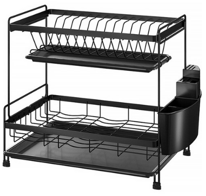 생활공식 모던 식기 건조대 2단