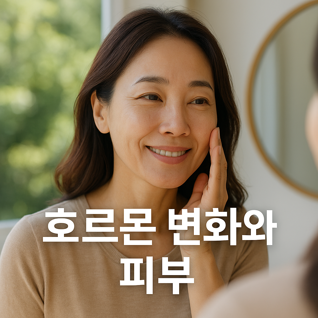 호르모 변화 피부 노화