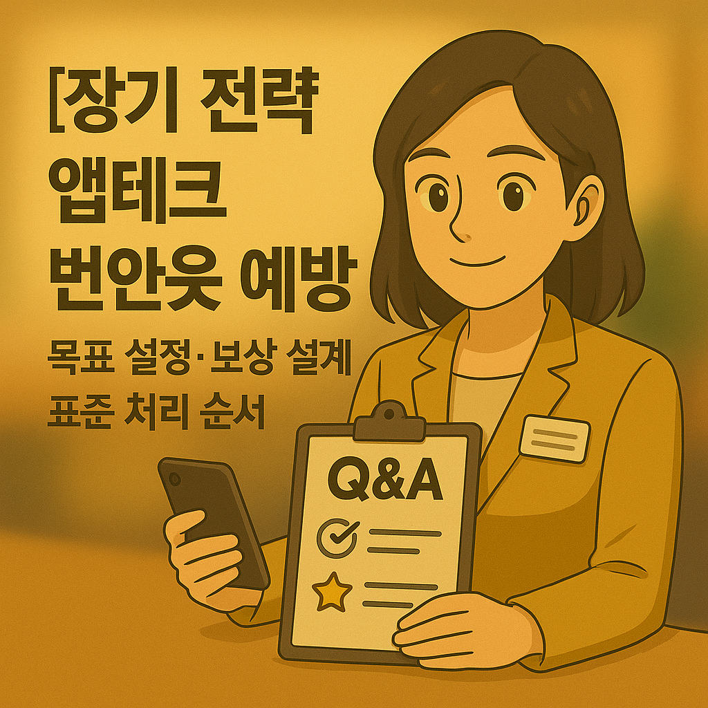 [장기 전략] 앱테크 번아웃 예방 ｜ 목표 설정·보상 설계·유지 팁 완전정리