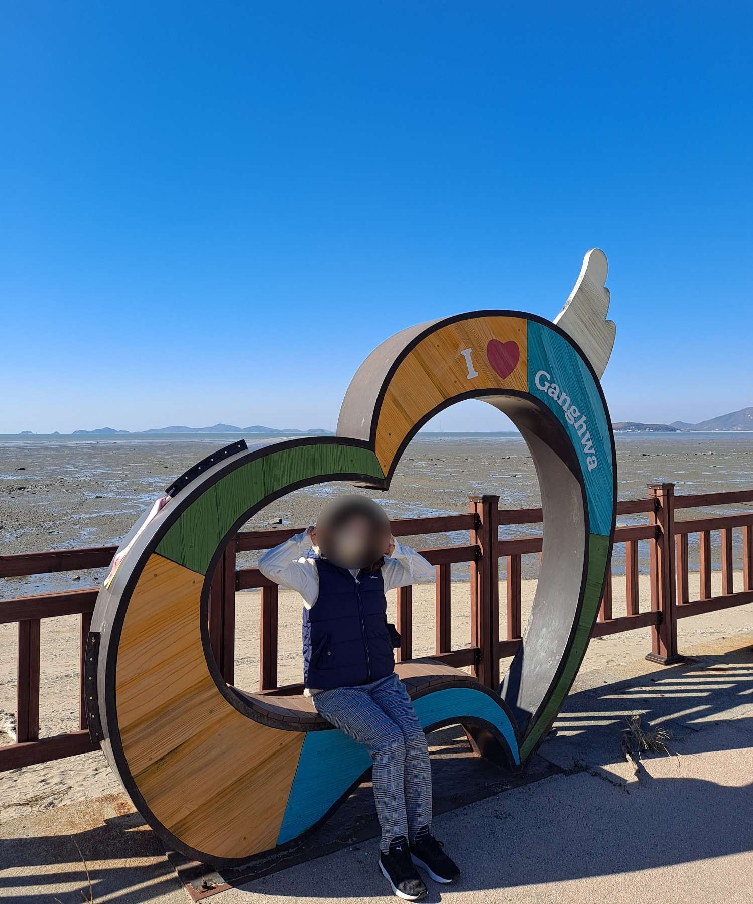 장화리 낙조 인증샷