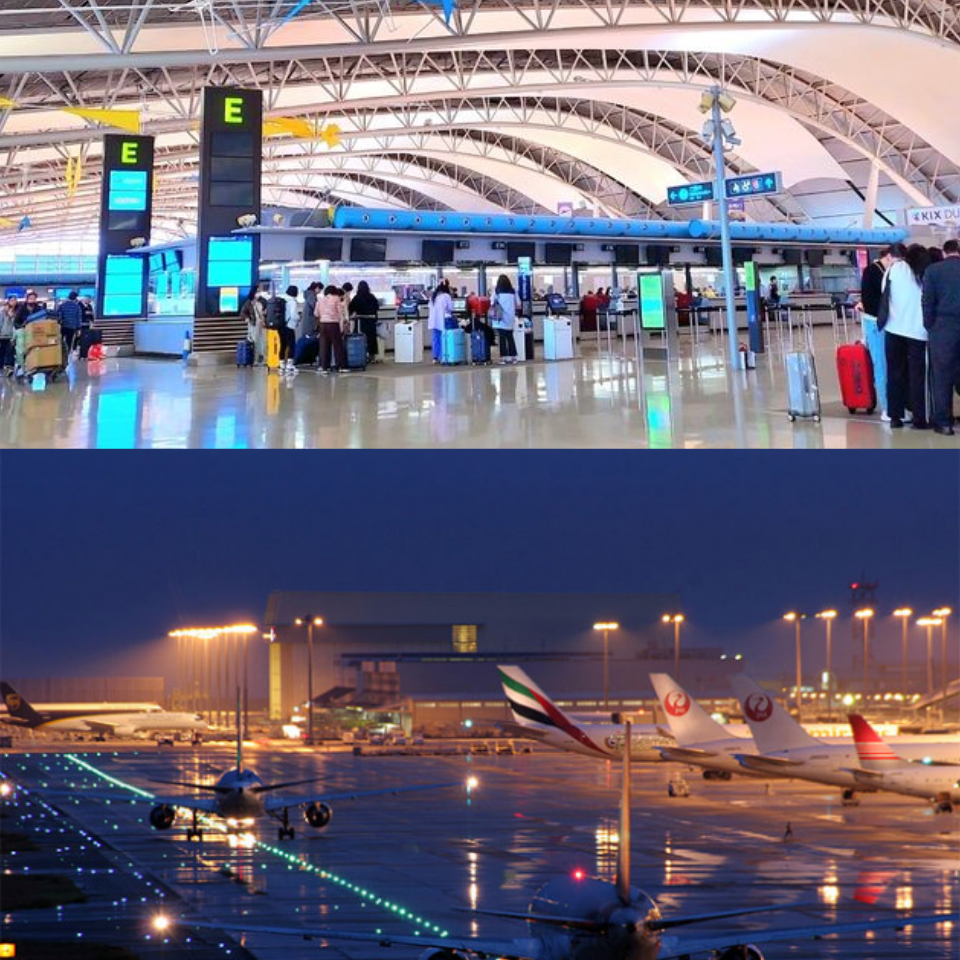 오사카 간사이 공항 입국 심사 대기 줄, 눈치 게임 필수