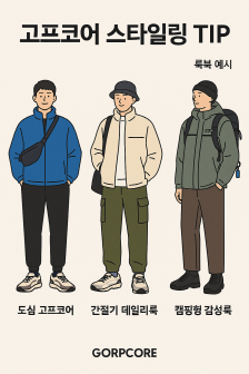 고프코어 완벽 가이드 – 브랜드부터 코디까지