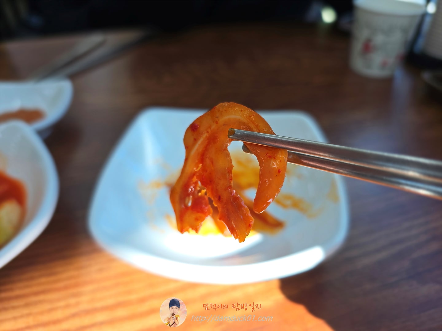 담미순대국 반찬