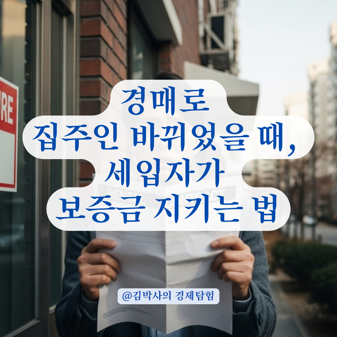 경매로 바뀐 집주인, 기존 세입자 계약 승계되는 경우와 예외 정리.
