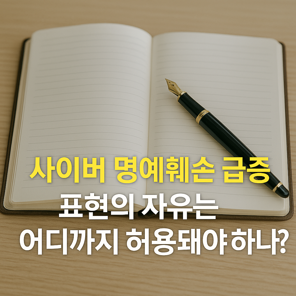 사이버 명예훼손 급증 – 표현의 자유는 어디까지 허용돼야 하나?