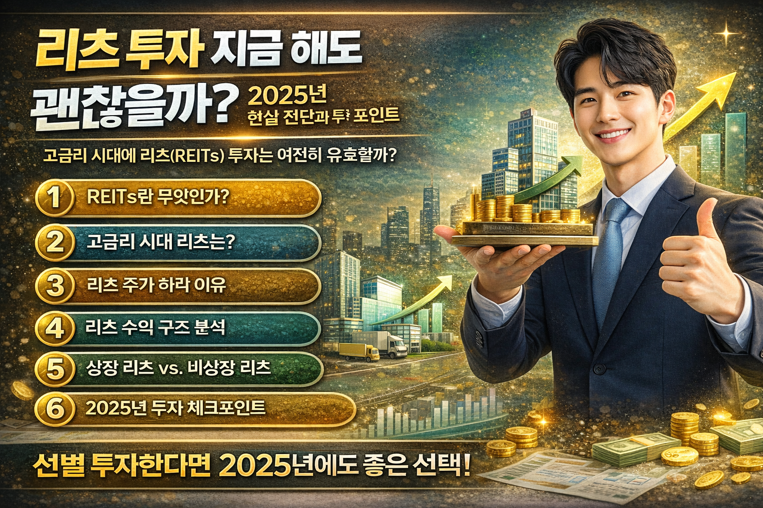 리츠 투자 지금 해도 괜찮을까?