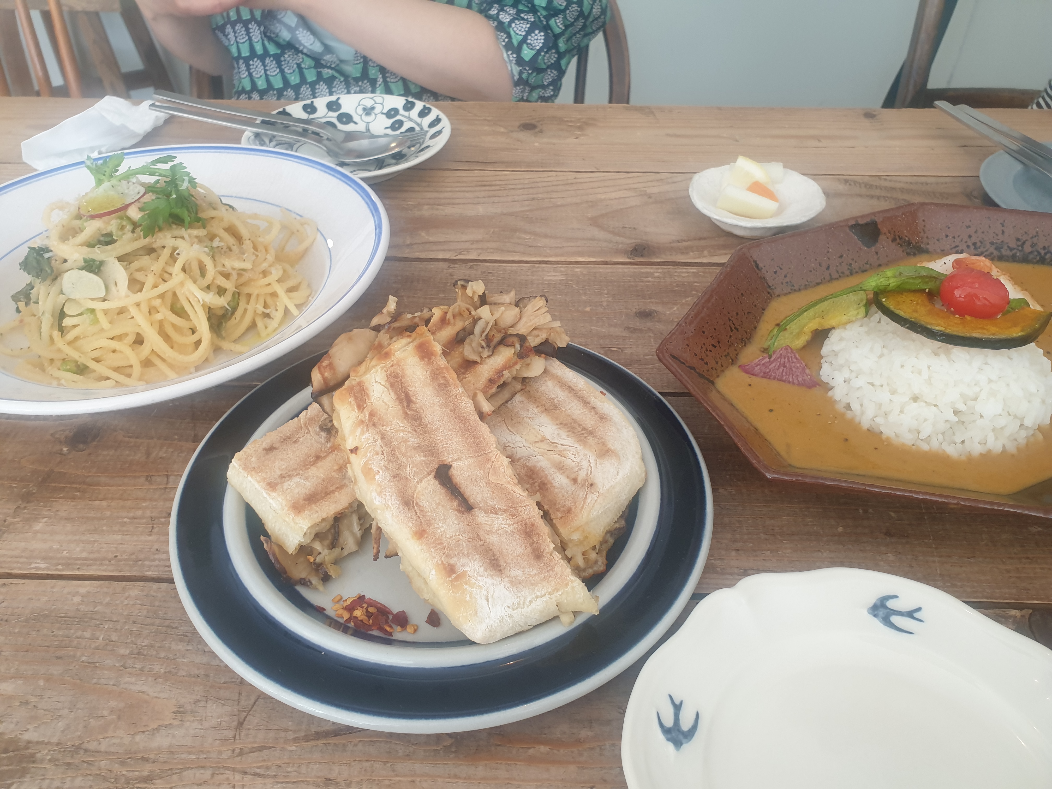 옥인동 까페에서 파니니, 명란파스타, 커리 사진