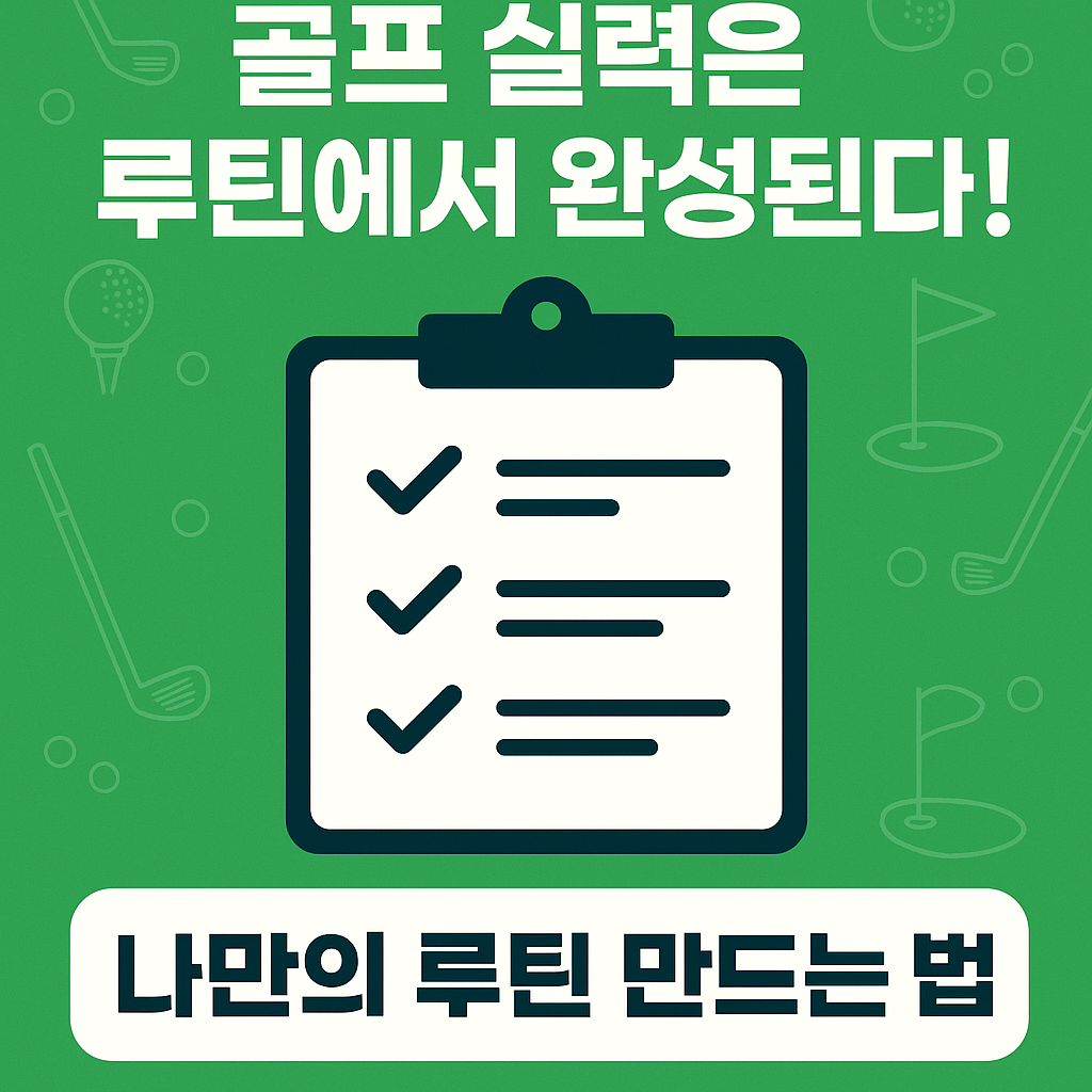 골프 실력은 루틴에서 완성된다! 나만의 루틴 만드는 법 사진