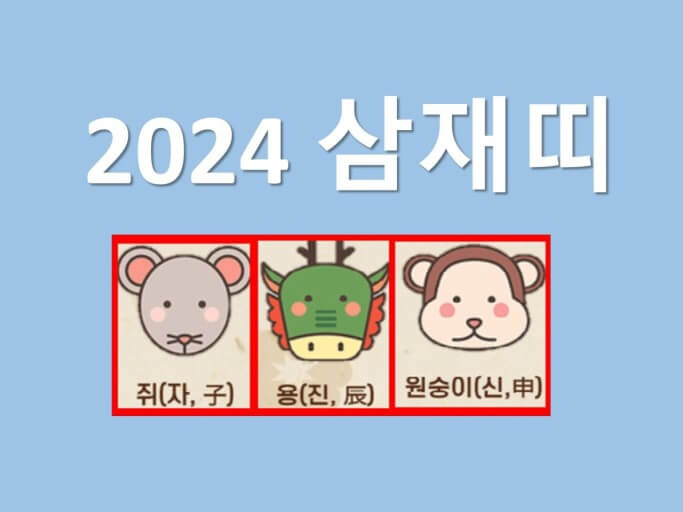 2024년 삼재띠