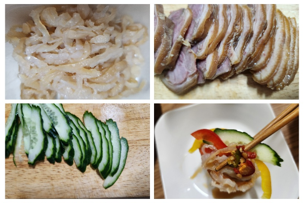 냉채 족발 만드는 순서