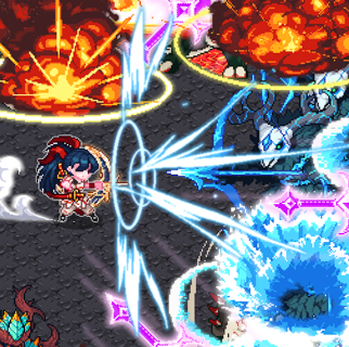 신궁키우기 게임 플레이 화면