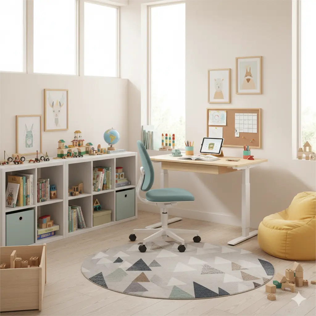 '삶의 변화'를 담는 '유연한 공간' (아이방 &amp; 홈오피스)