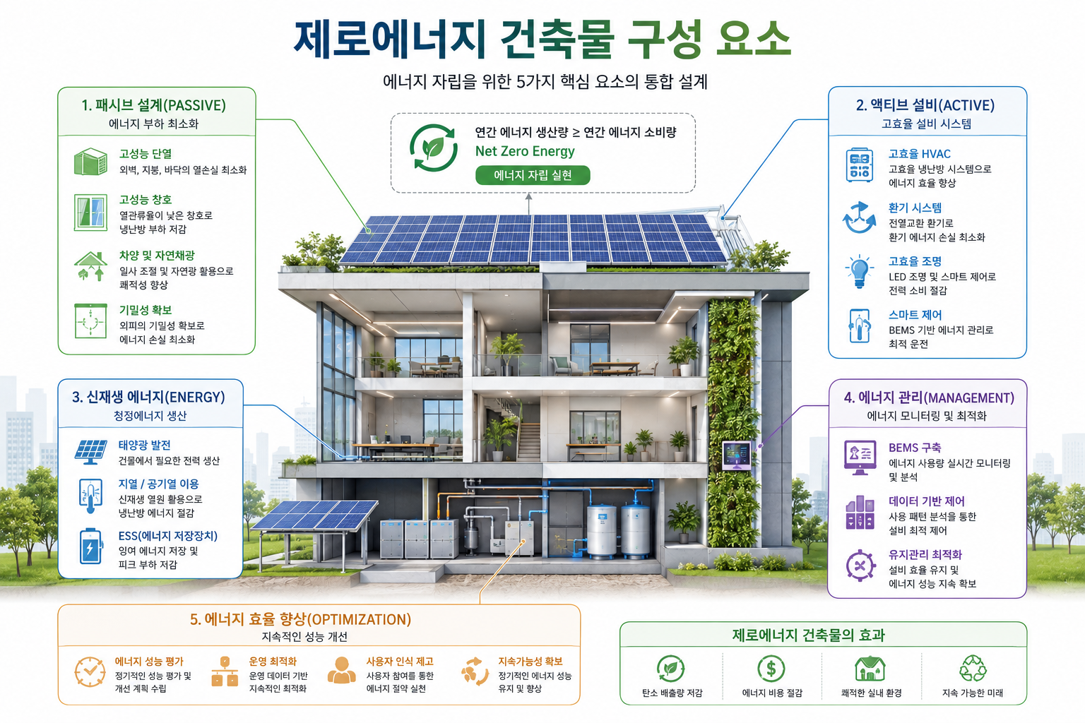 제로에너지 건축물 구성요소