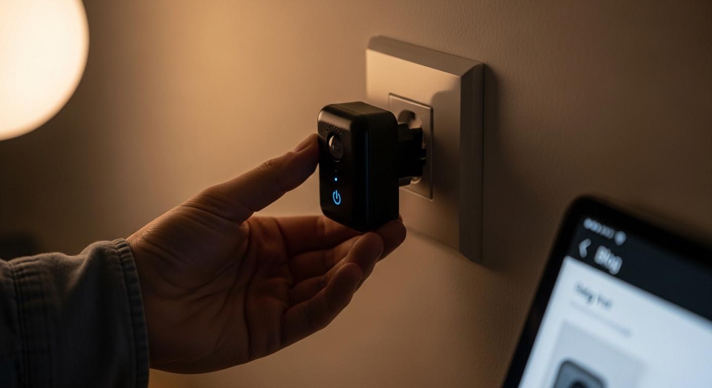 야간 확인 스마트플러그 설치 후기