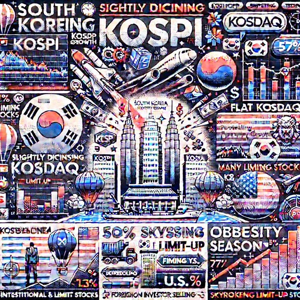 2025년 04월 24일 목요일 - 조선·유통 업종 강세 주도한 혼조장세