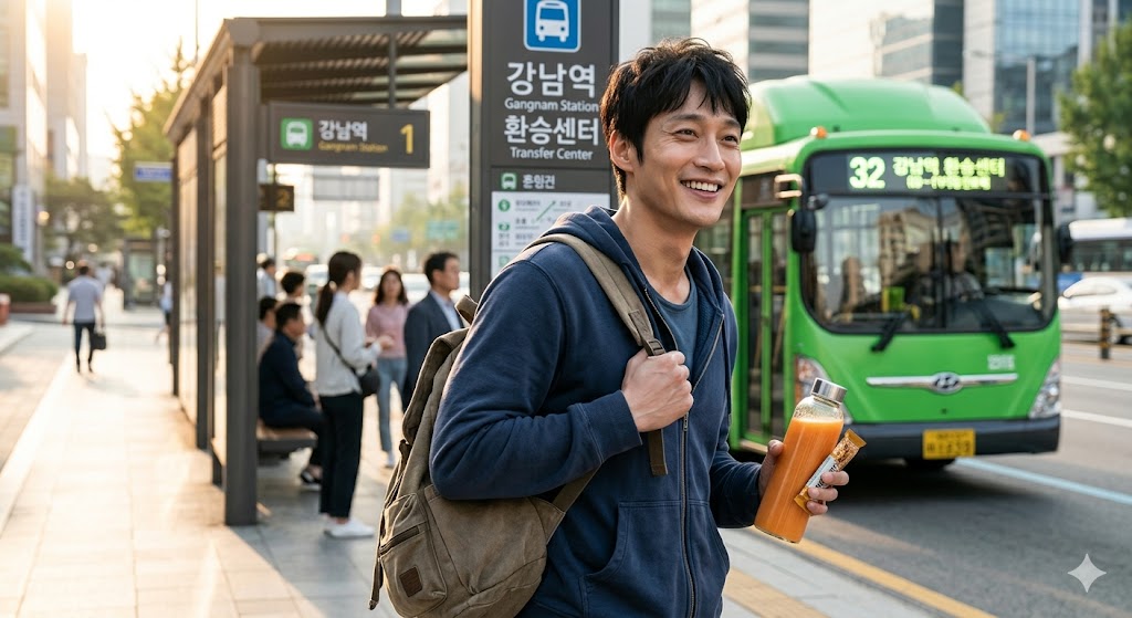 기력이 보충된 남성 이미지