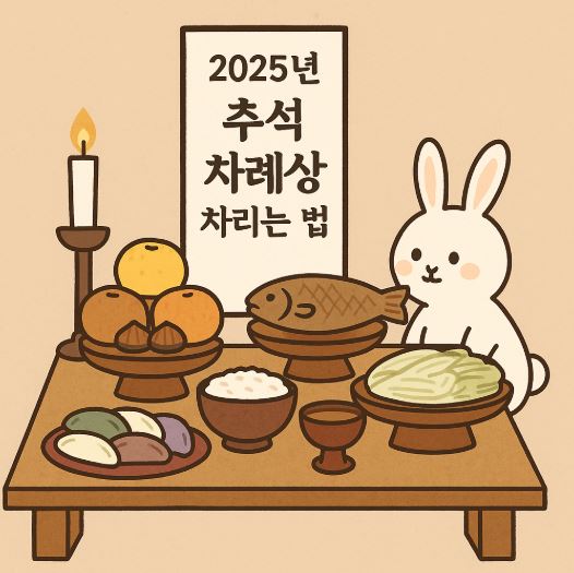 추석 차례상 차리는 법과 지방 쓰는 법 총정리