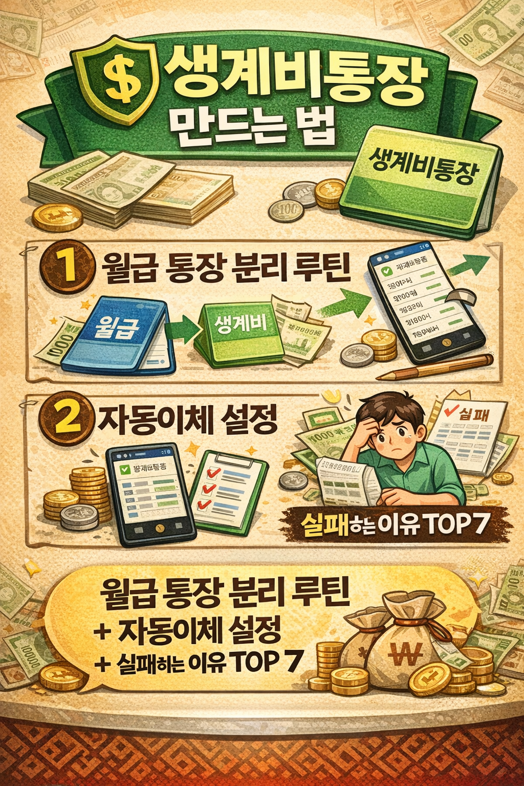 생계비통장 만드는 법